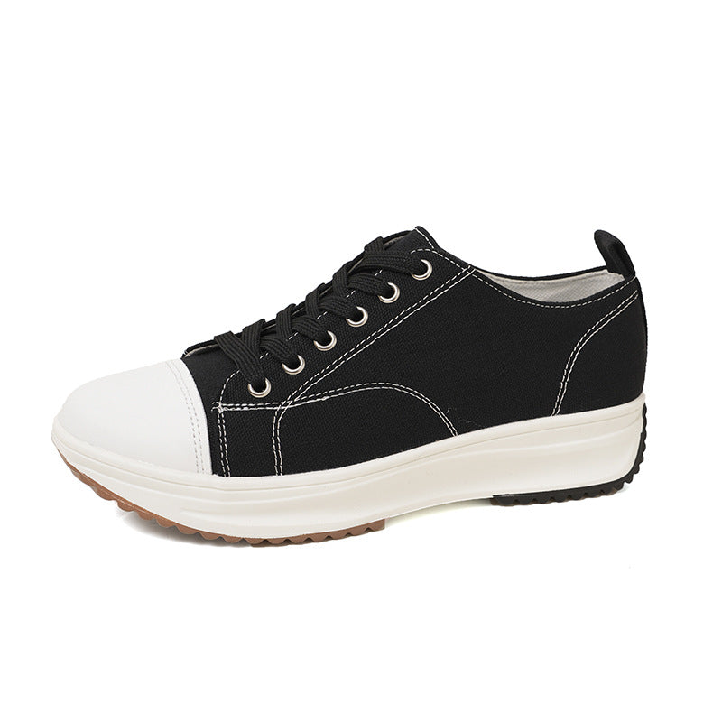 Dame Sporty Sneakers med åndbar canvas-overflade og komfortabel dæmpning Stilla