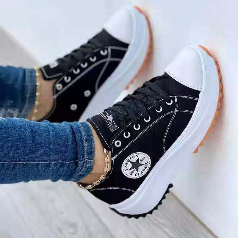 Dame sneakers med lysende såler og moderigtigt design Stilla