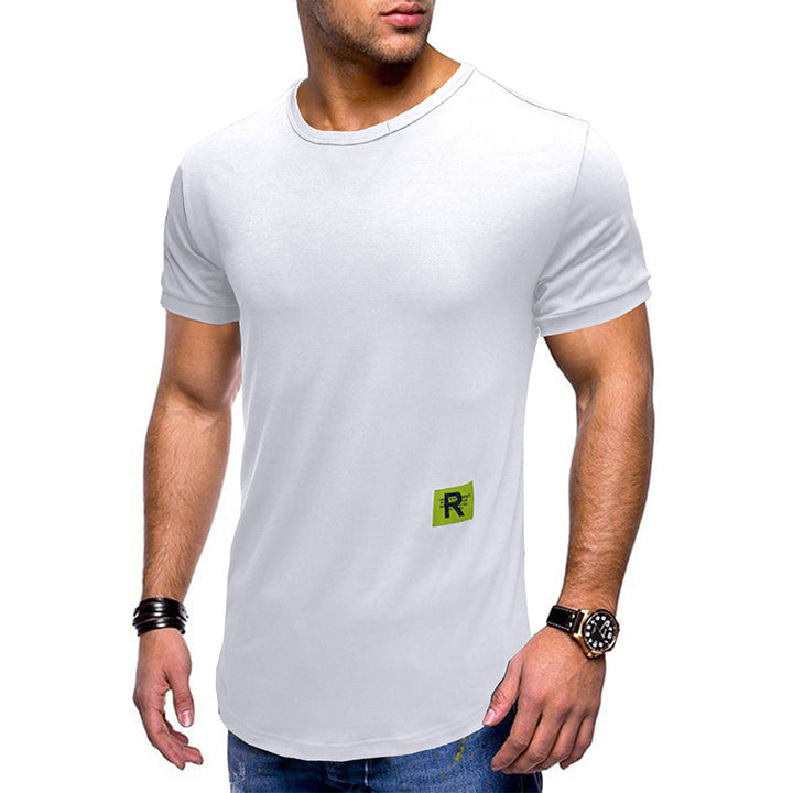 Herrer Rund hals T-shirt med åndbar bomuld Stilla