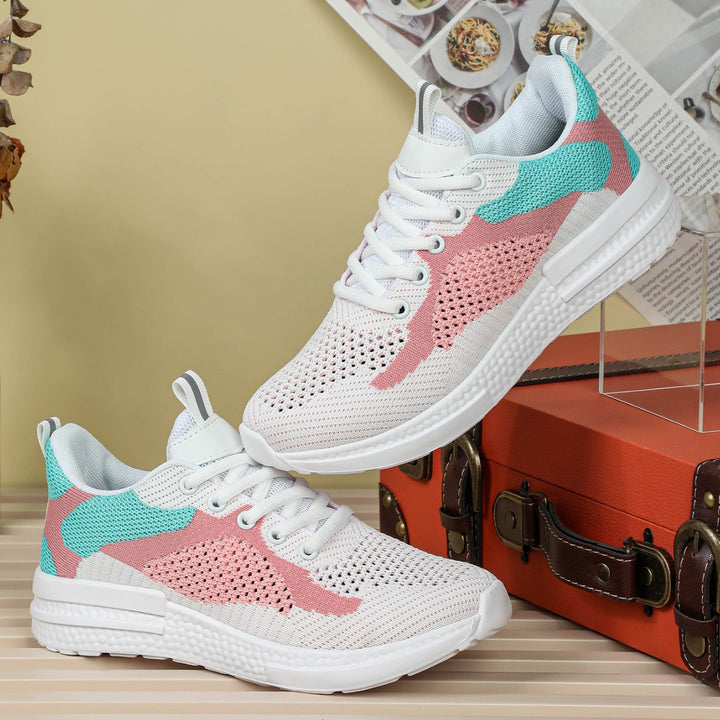 Dame Åndbare Sneakers med fleksibelt Overmateriale og højelastisk Såle Stilla