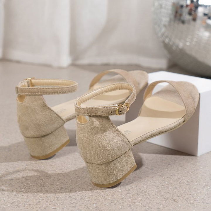 Dame Elegante Højhælede Sandaler med justerbar Rem og polstret Indersål Stilla