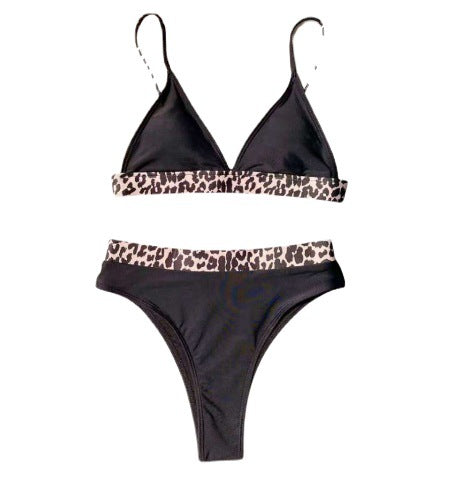 Dame Højskåret Bikini med dyremotiv Stilla