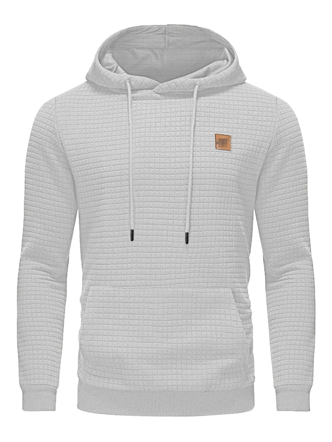 Herrer hoodie med innovativ struktur og funktionelle lommer Stilla
