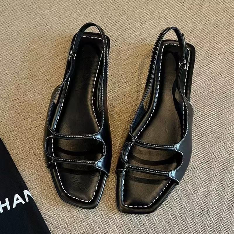 Dame Elegante Åbne Tå Blokhæle Sandaler Stilla