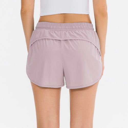 Dame Sporty Løbe Shorts med høj talje og praktiske sidelommer Stilla