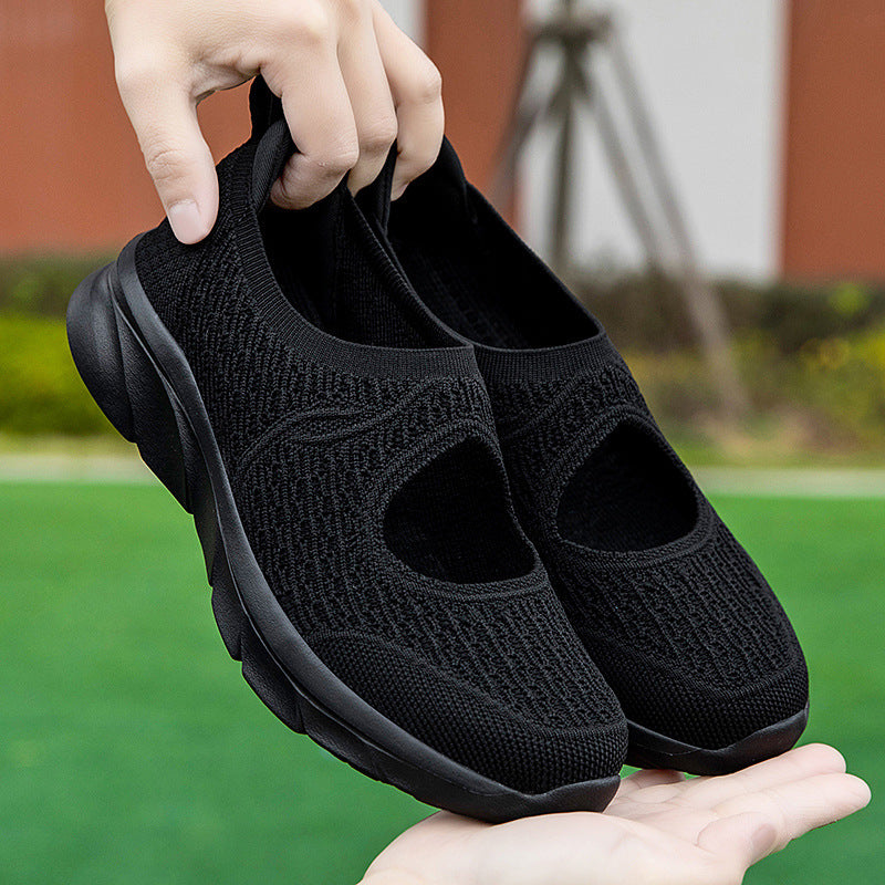 Dame Åndbare Slip-On Performance Sneakers med struktureret Support Stilla
