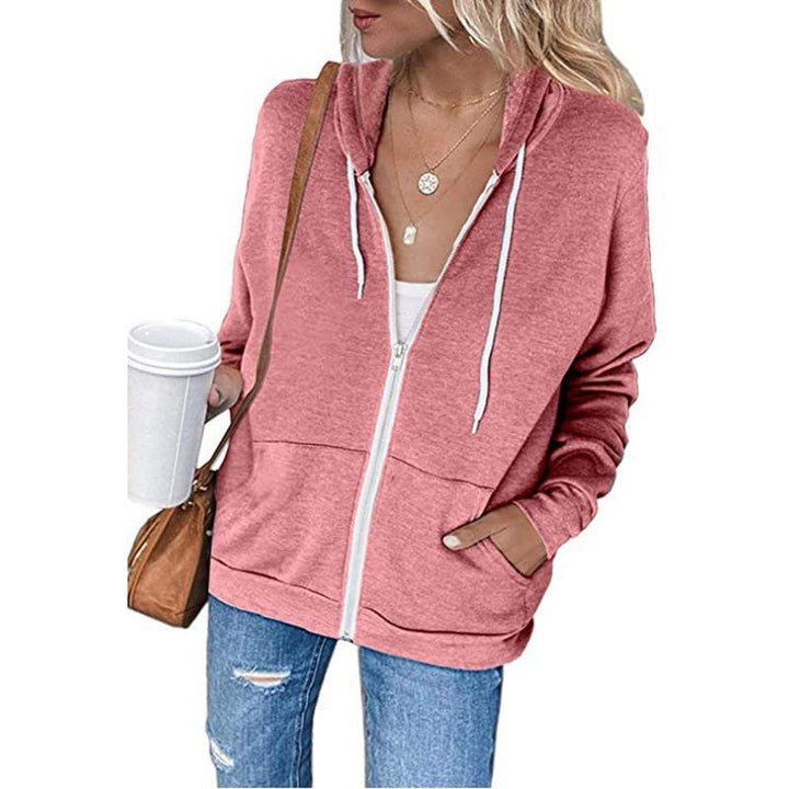 Kvinders afslappede zip-up hoodie med praktiske lommer Stilla