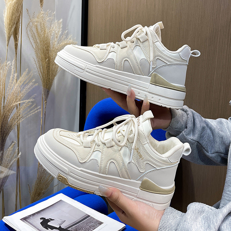 Dame mode Chunky Sneakers med åndbare indsatser og dämpende sål Stilla