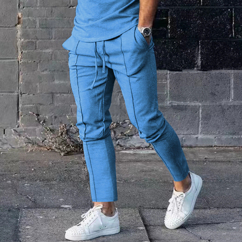 Herre fritids-joggingbukser med elastisk talje og stilfuldt design Stilla
