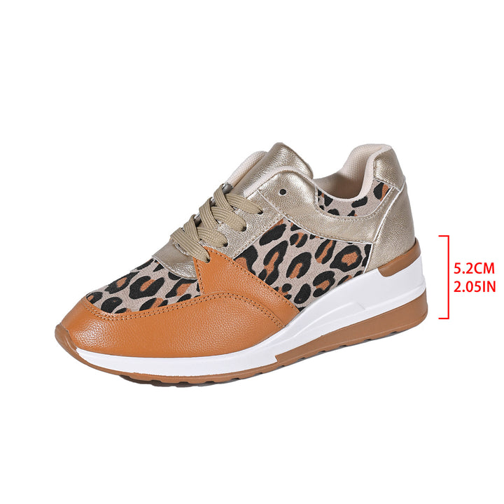 Dame Sporty Sneakers med trendy leopard print og komfortabel dæmpning Stilla