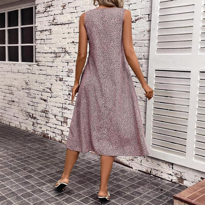 Dame Casual Midi Kjole Stilla