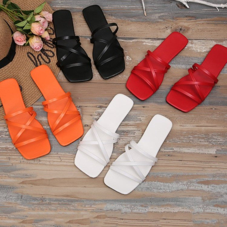 Dame Designer Sandaler i minimalistisk stil Stilla