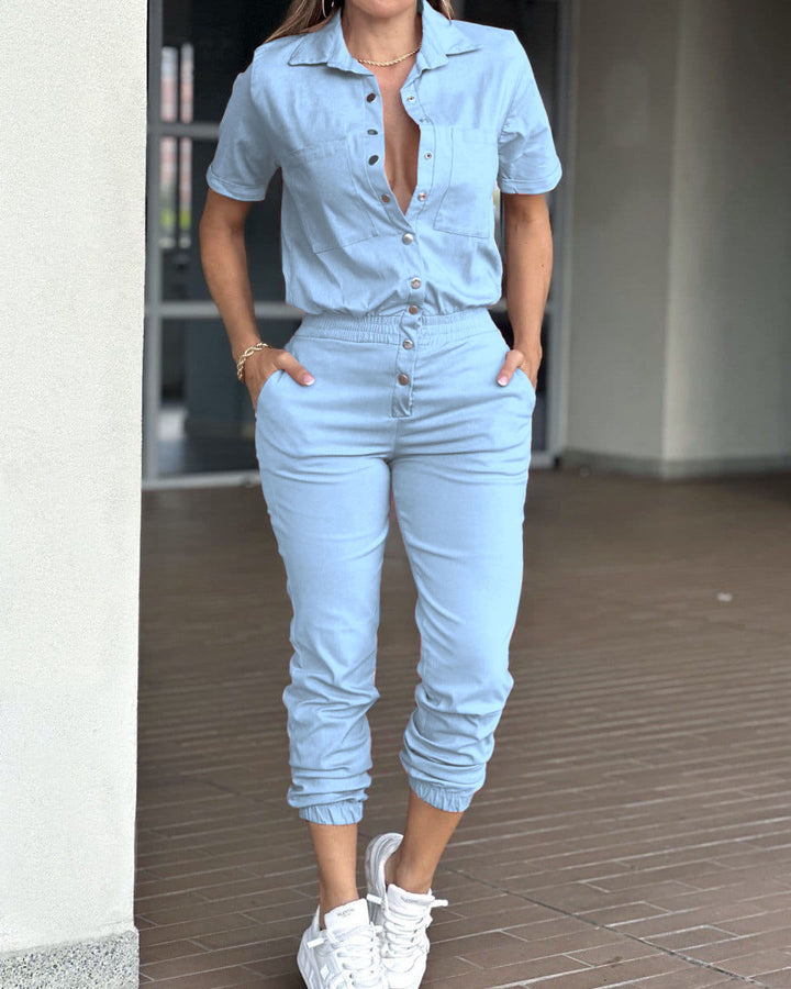 Dame jumpsuit i afslappet stil Stilla