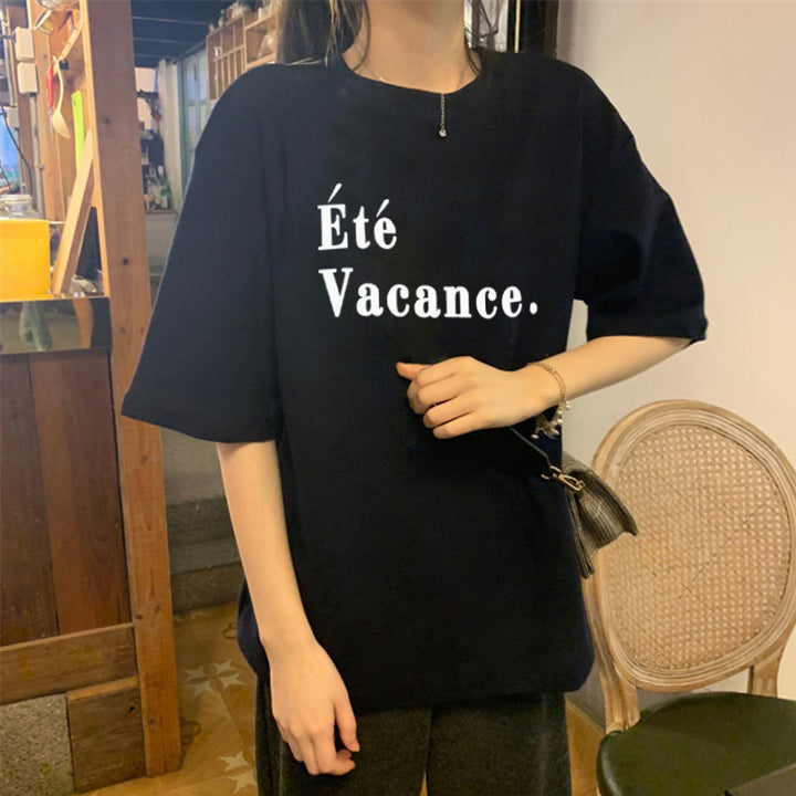 Femme Relaxed Fit Sommer Grafik T-Shirt Stilla