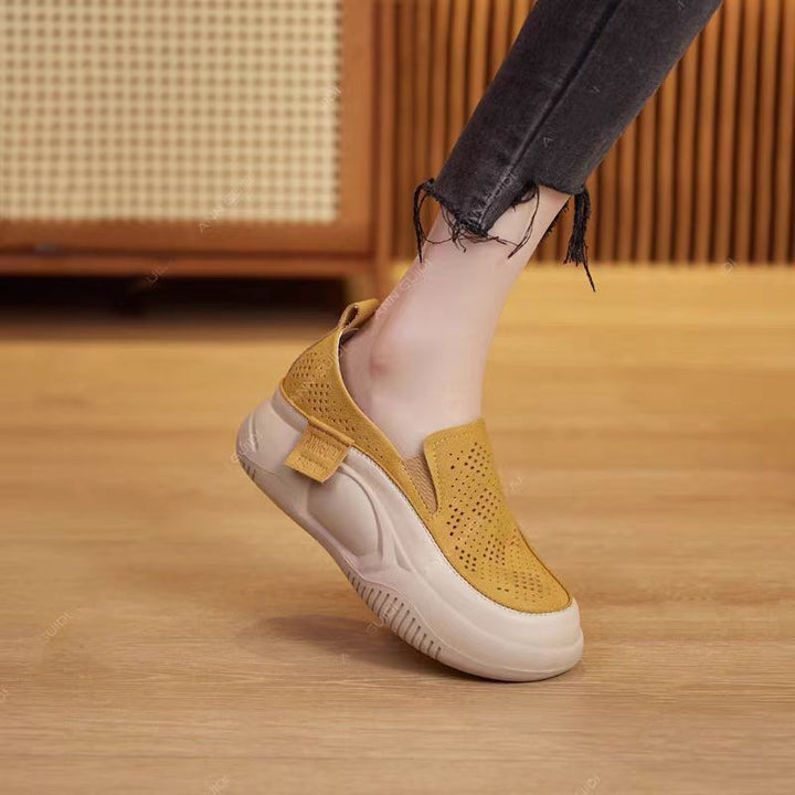Dame Slip-On Perforerede Sneakers Stilla