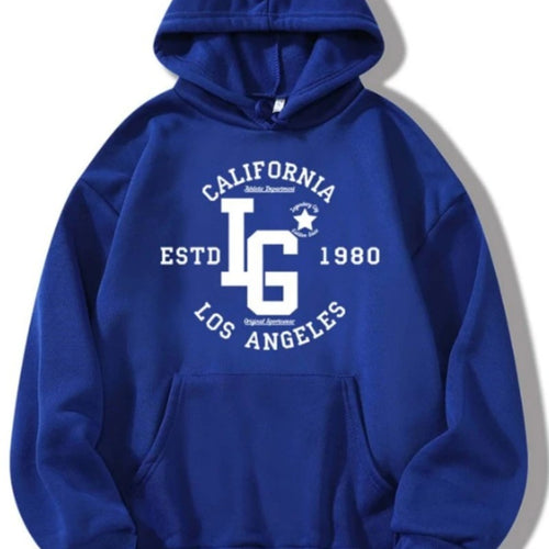 Kvinders hoodie med sporty California tryk Skovae