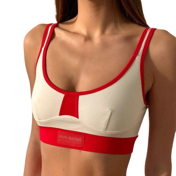 Dame high-waist trusse med sporty design og elastisk talje Stilla