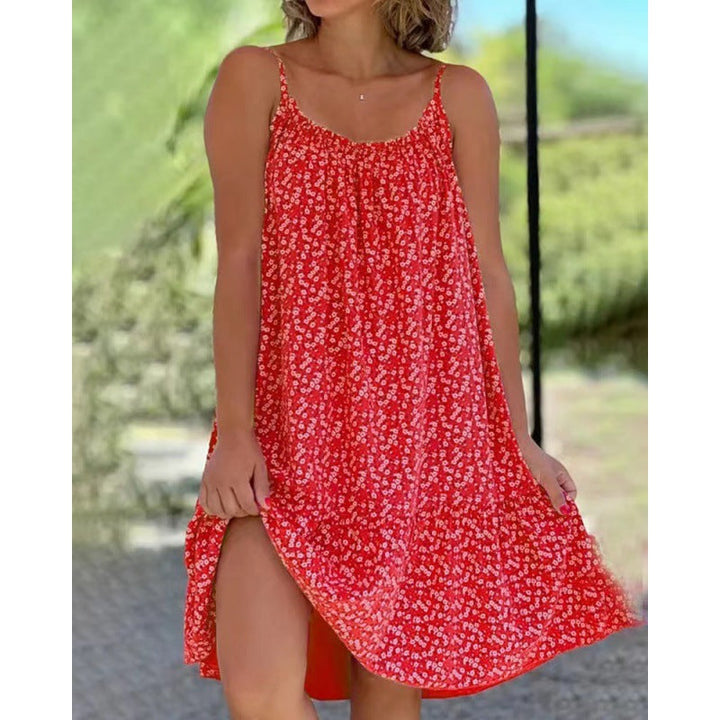 Stilla | Chic A-formet Blomstrede Slynge Kjole