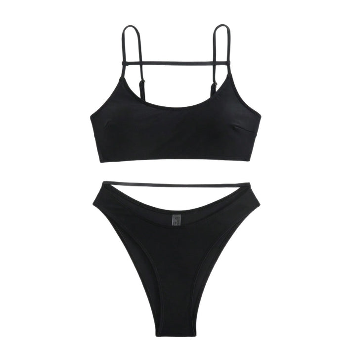 Dame Triangel-Bikini-Sæt med innovativt snit og justerbare stropper Skovae