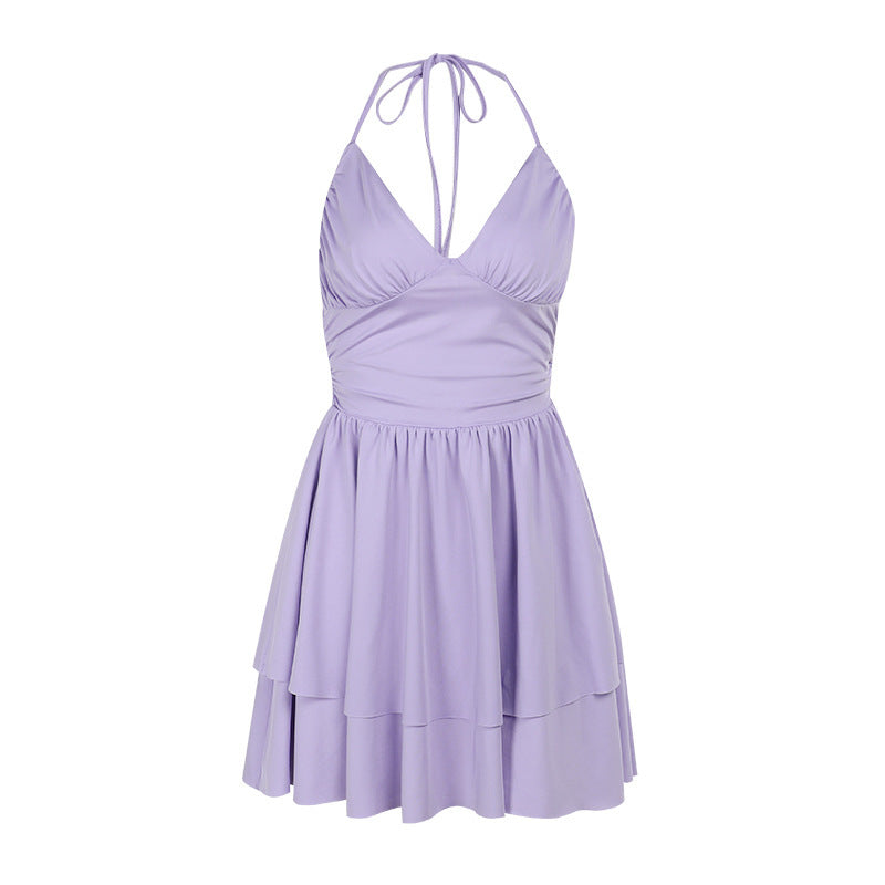 Dame Flirty Rynk Mini Kjole Stilla