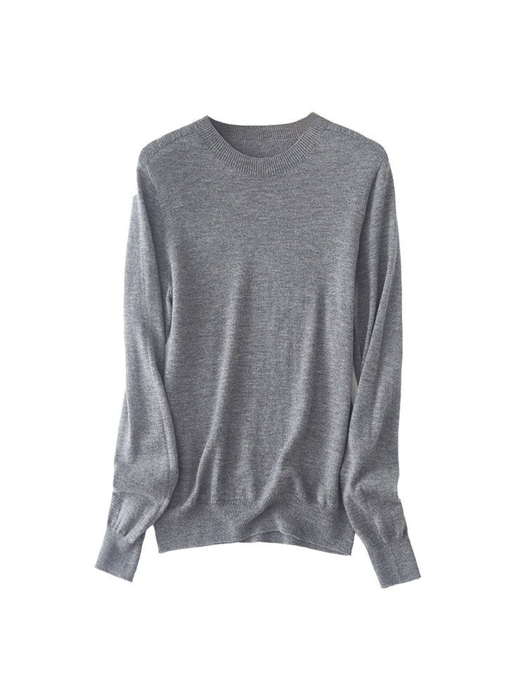 Femme Classic Relaxed Fit Strikpullover Stilla