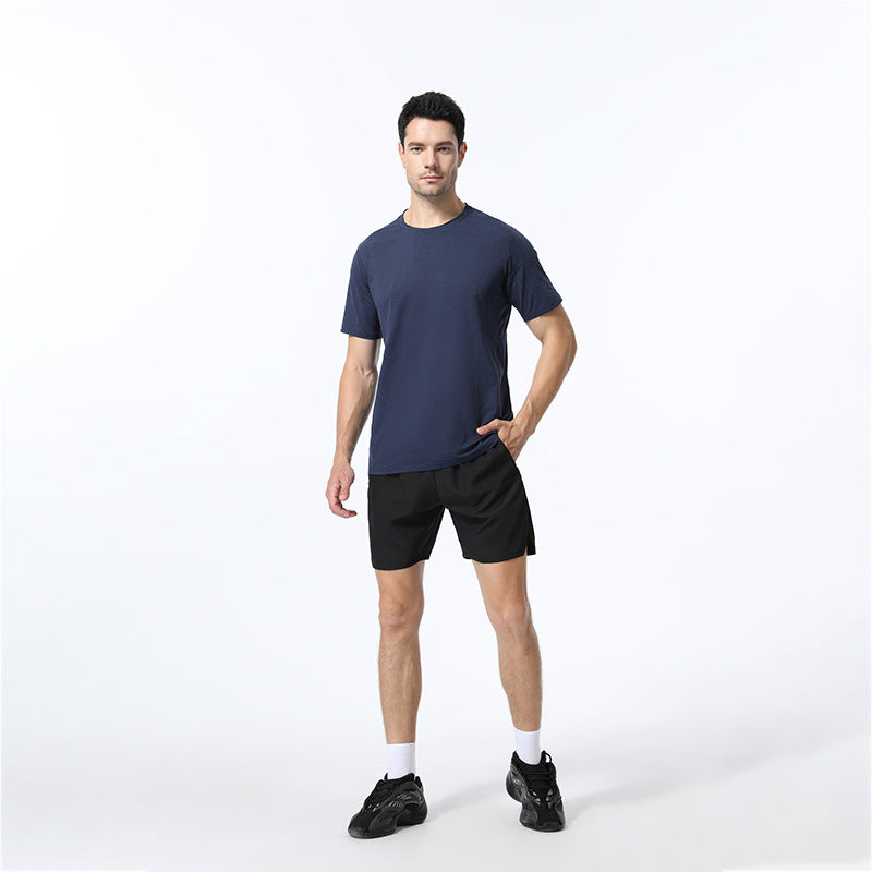 Herrer Åndbart Fitness T-Shirt med Stretch-teknologi Stilla