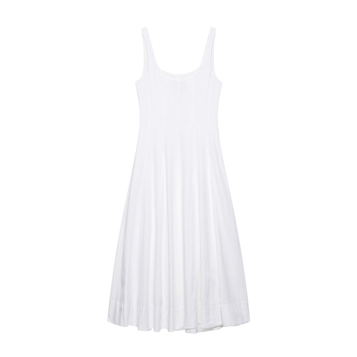 Femme A-linje midi kjole med klassisk design Stilla
