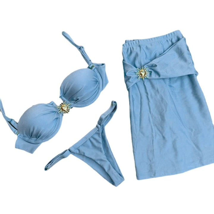 Dame bikinisæt med smart sol-design Stilla