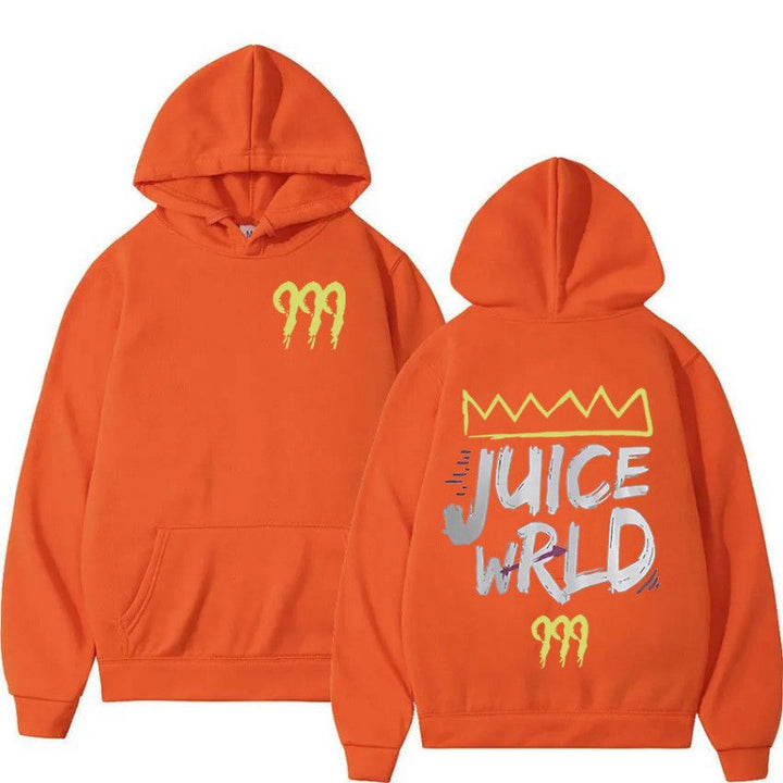 Kvinders hoodie med moderne kængurulomme-design og slående grafisk print Skovae
