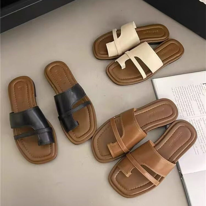 Dame Casual Slide Sandaler med minimalistisk design Stilla