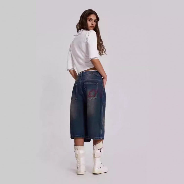 Dame Bred Denim Culotte Stilla