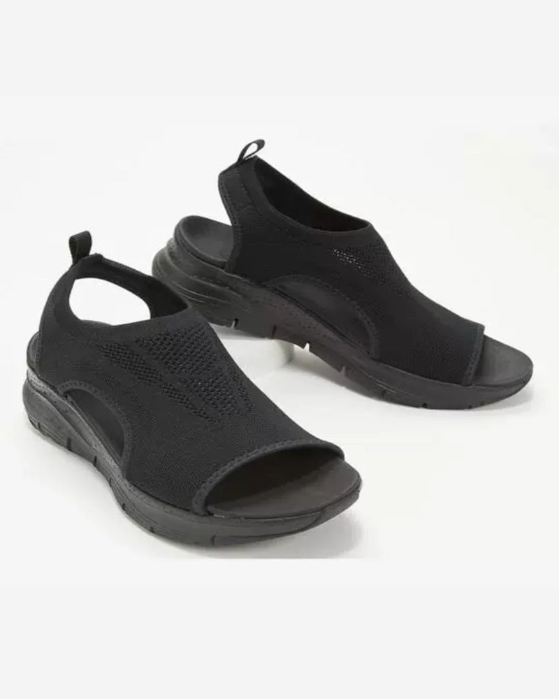 Dame Åndbare Slip-On Sandaler med ergonomisk design og skridsikker sål Stilla