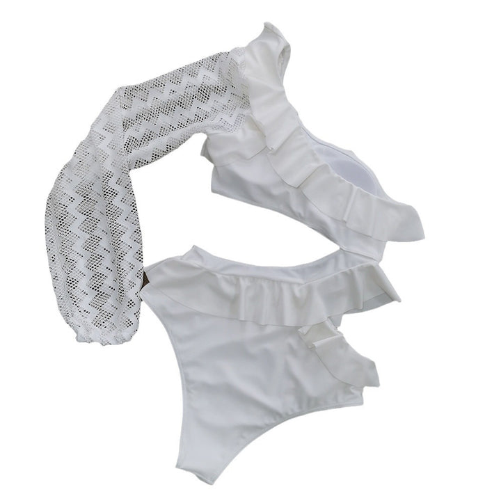 Dame Bikini-sæt med raffineret flæse design og elegant gennemsigtighed Stilla