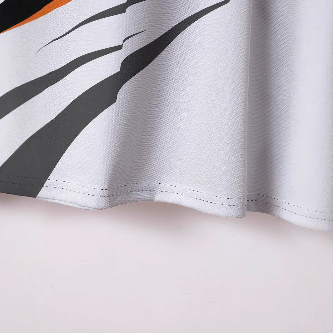 Herren poloshirt med dynamisk grafikdesign og høj kvalitets funktionsmateriale Stilla