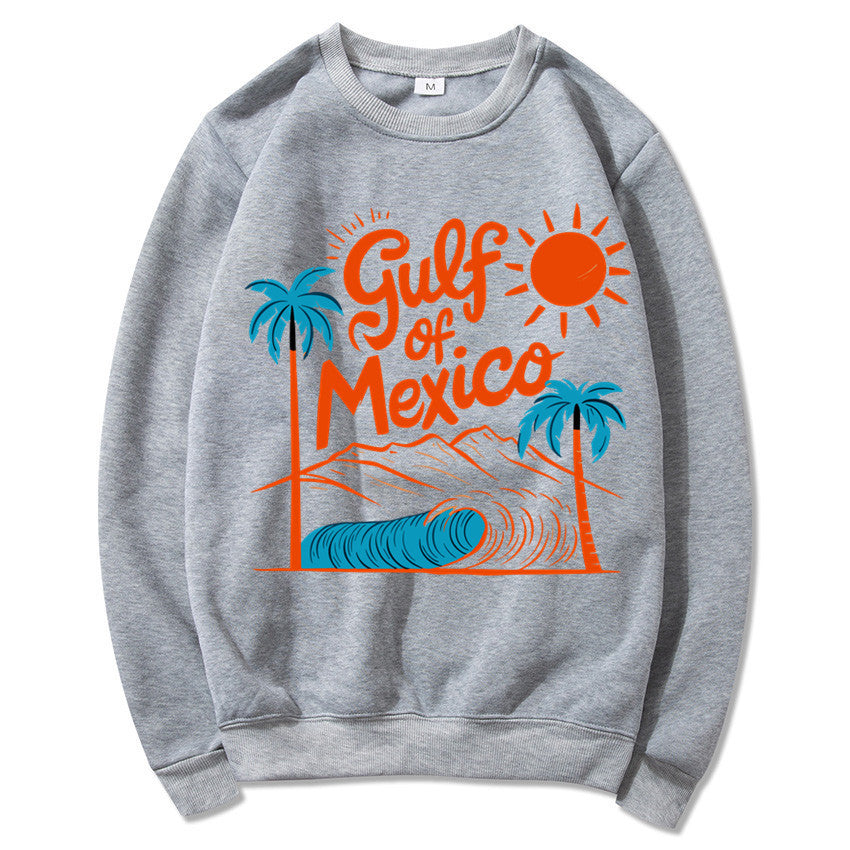 Kvinders sweatshirt med maritimt grafisk design og afslappet snit Stilla