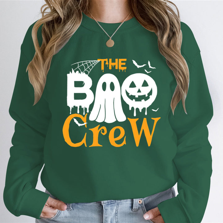 Kvinders sweatshirt med Halloween-tema og kreativ grafisk tryk Stilla