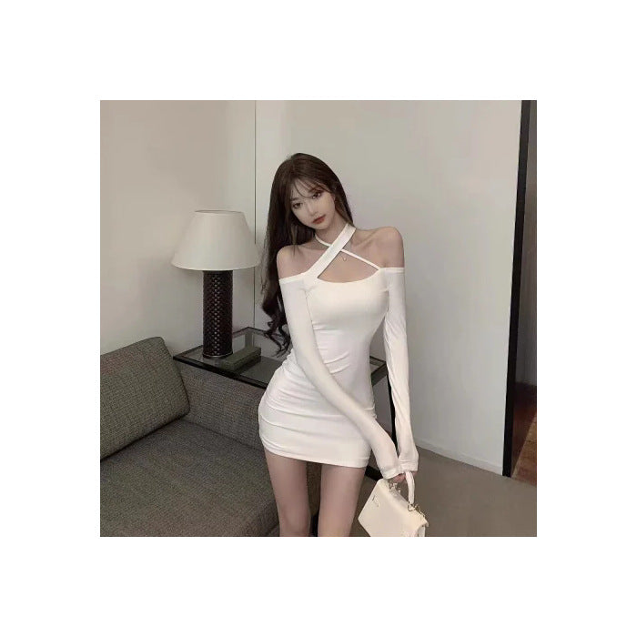 Kvinders off-shoulder cocktailkjole Stilla