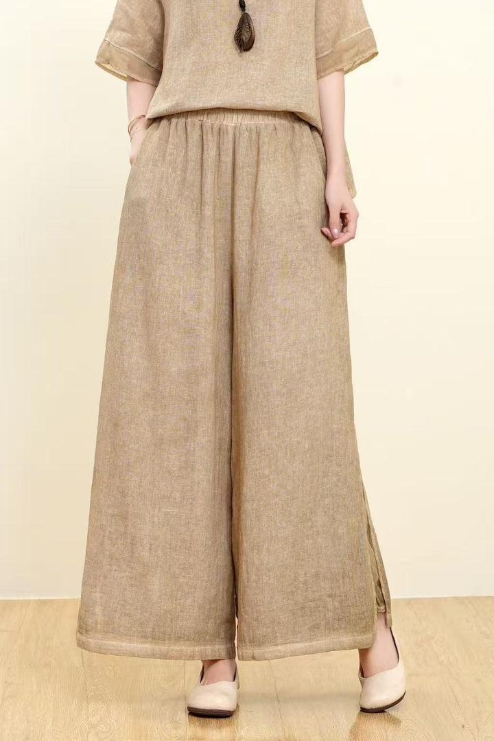 Femme Relaxed Fit Bred Linned Culottes Stilla