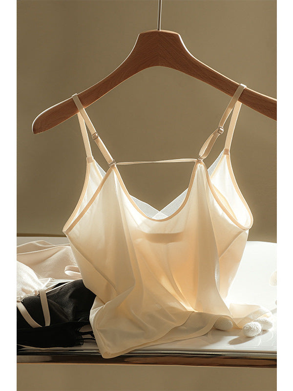 Dame Justerbare Stropper Satin Cami Top Stilla