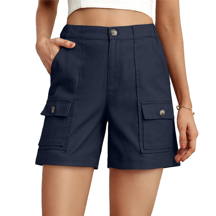 Dame Cargo-shorts med praktiske sidelommer og moderne snit Stilla