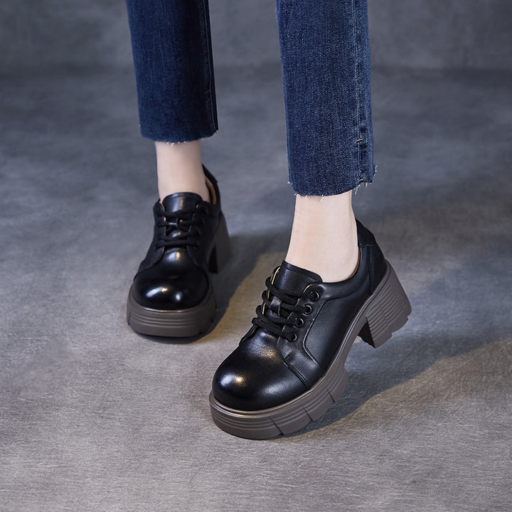 Kvinder Platform Snøresneakers med Chunky Hæl Stilla