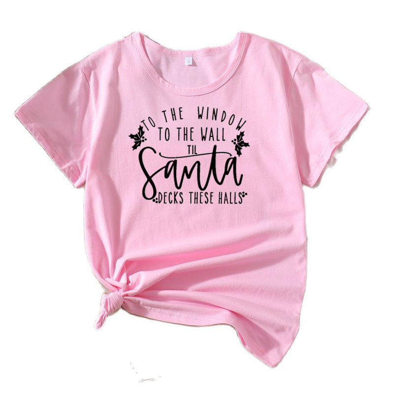 Dame Ferie Tema Grafik T-Shirt Stilla