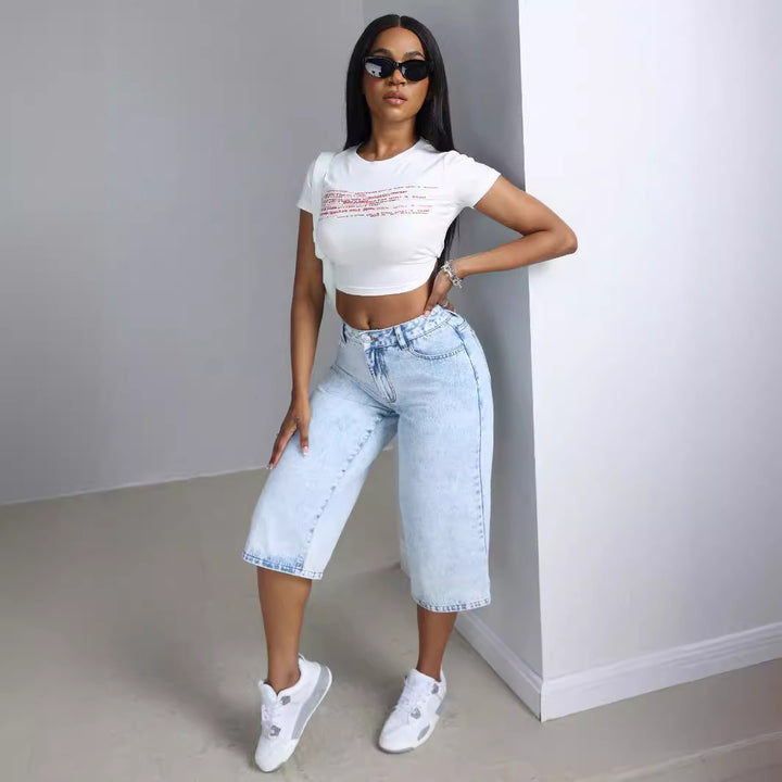 Kvinders komfortable culotte jeans Stilla