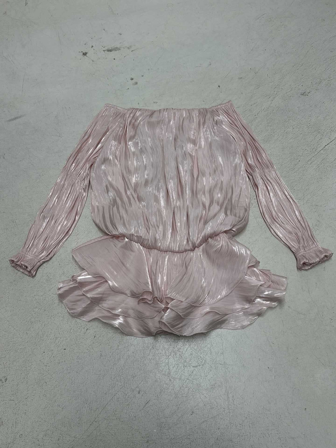 Dame luftigt Off-Shoulder kjole med flæser Skovae