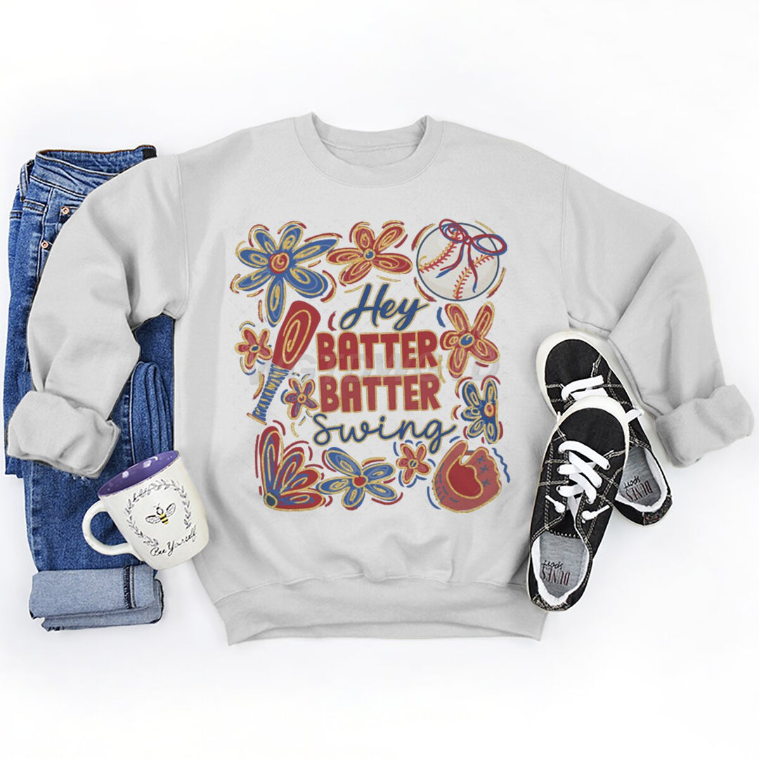 Dame sweatshirts med kreativ baseballmotiv og afslappet snit Stilla
