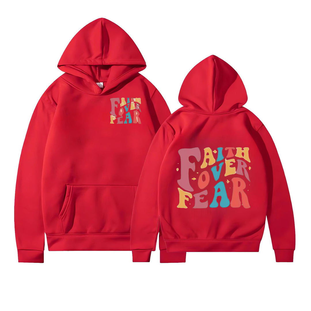Dame hoodie med unikt grafisk display Skovae