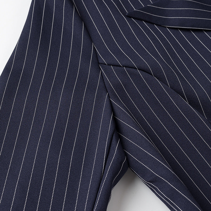 Dame blazer overalls med elegant talje og moderigtige striber Stilla