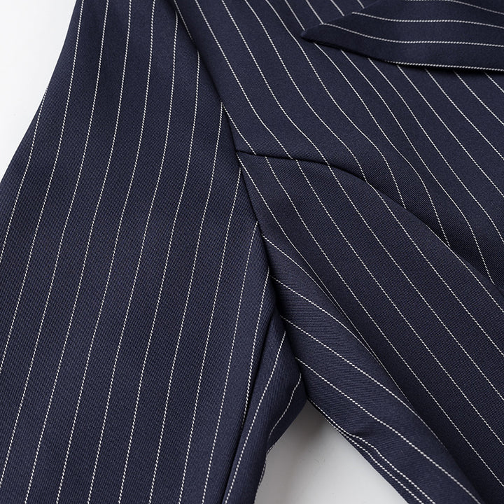 Dame blazer overalls med elegant talje og moderigtige striber Stilla