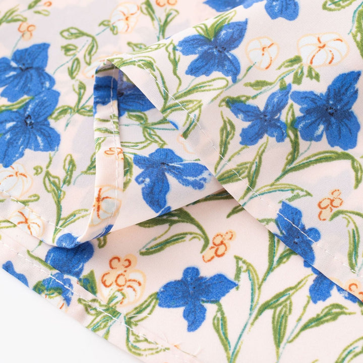 Dame Maxikjole med blomstret design og justerbare stropper Stilla