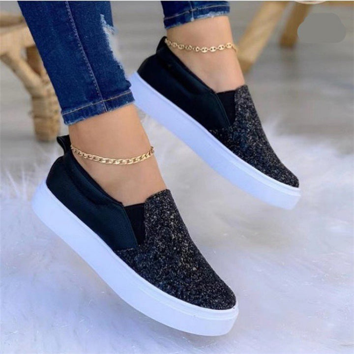 Dame Glimmer Slip-On Sko med moderne design og behagelig fodseng Stilla
